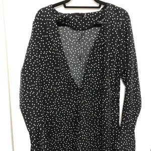 Polka dot skater dress